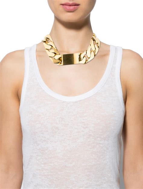 celine id necklace buy online|authentic celine necklaces.